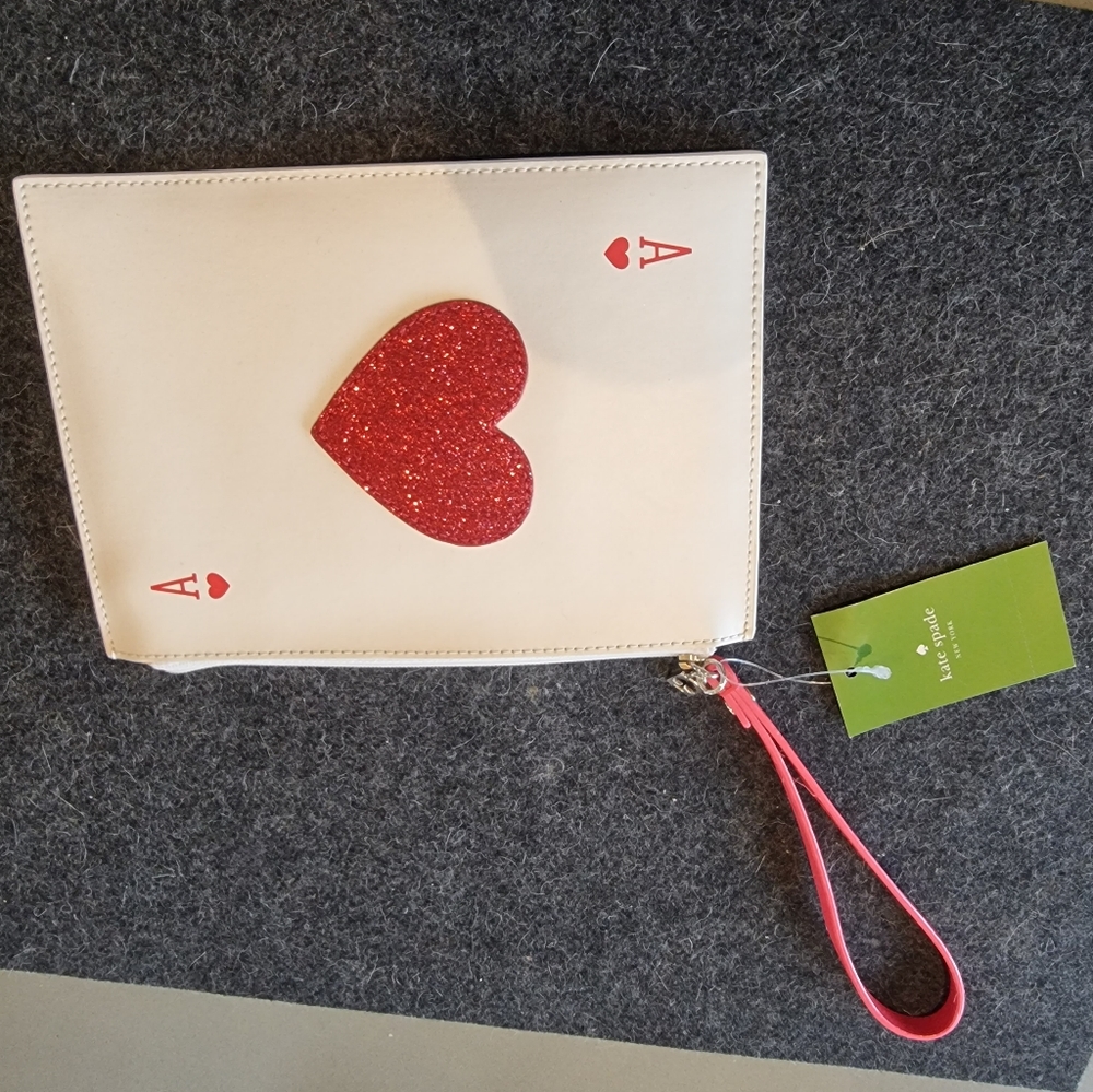 Kate Spade Ace of Hearts Wristlet